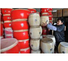 探寻淄博大鼓制作工艺——贤武锣鼓厂的专业传承